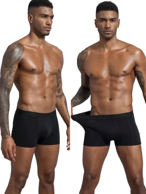 10Pcs Men's Luxury Cotton Boxer Briefs