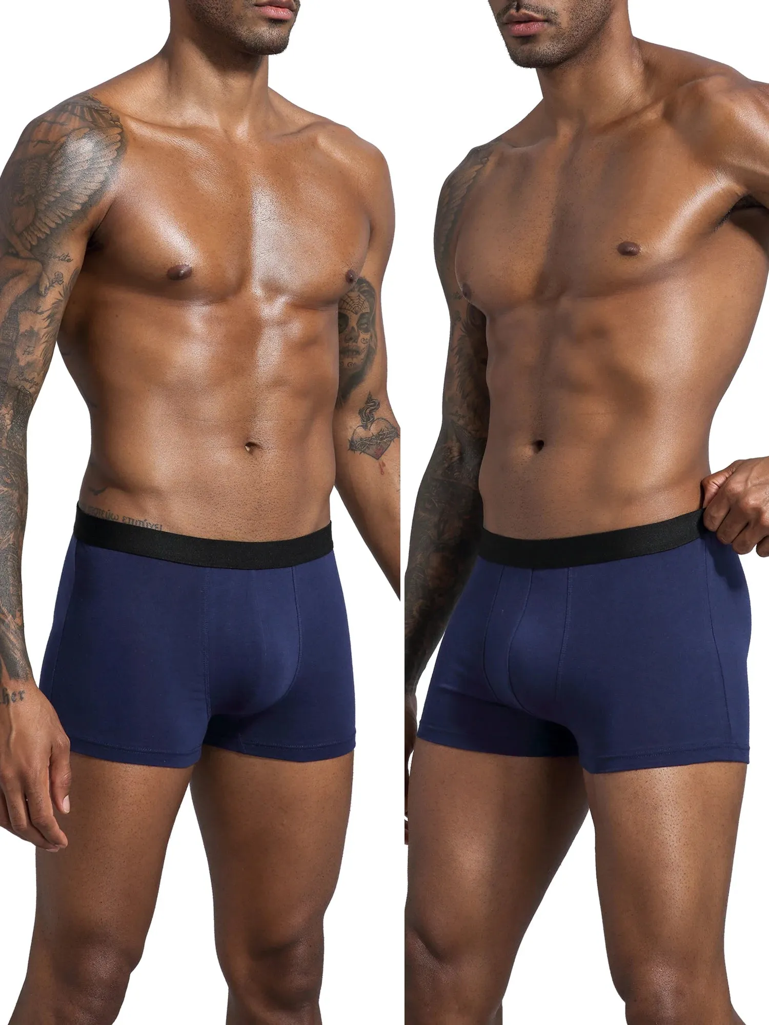 10Pcs Men's Luxury Cotton Boxer Briefs