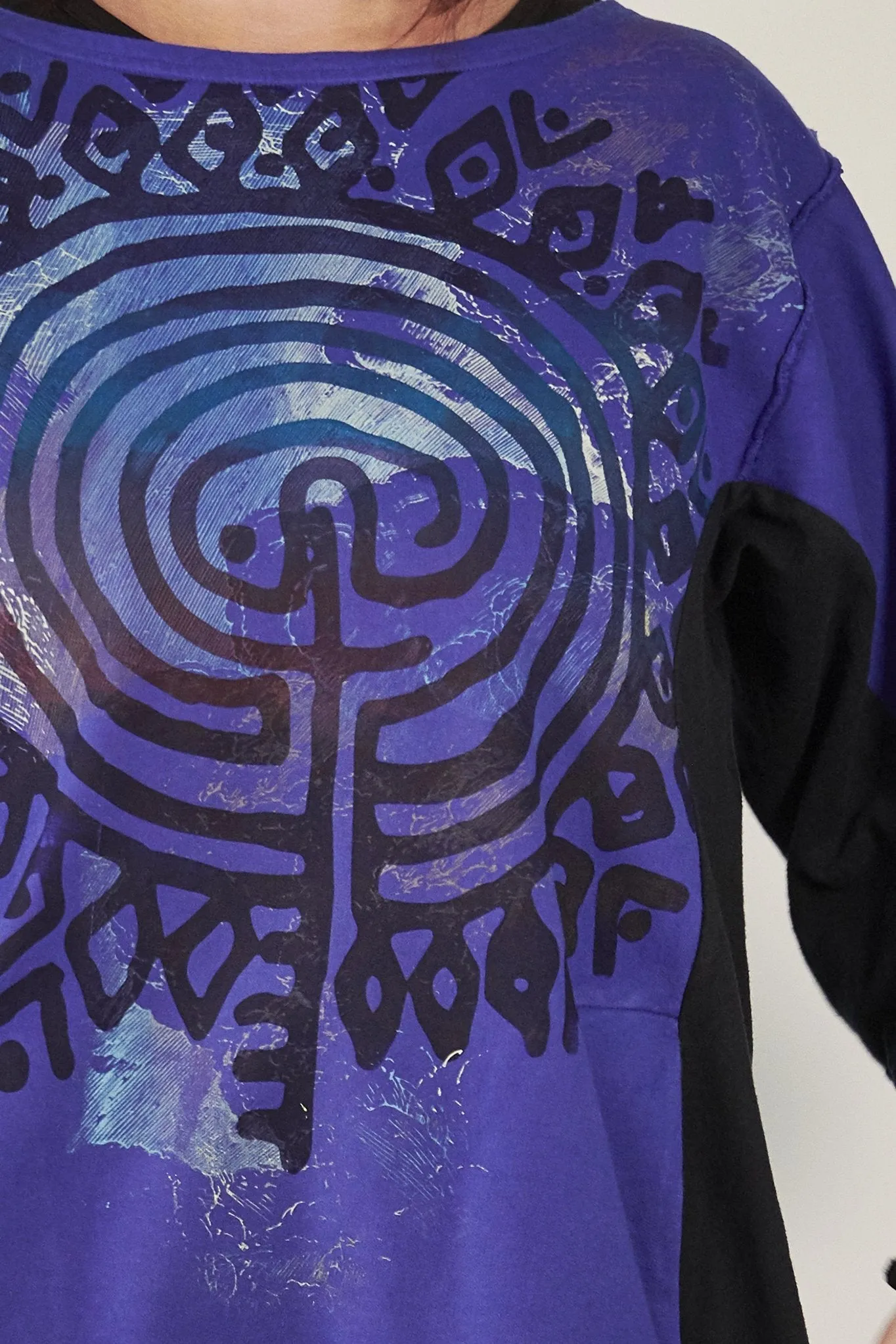 2250 Sketchbook Tunic/Sweatshirt Dress-Blue Spectrum-P
