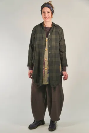 2289 Kinna Plaid Shirt/Jacket- Night Forest