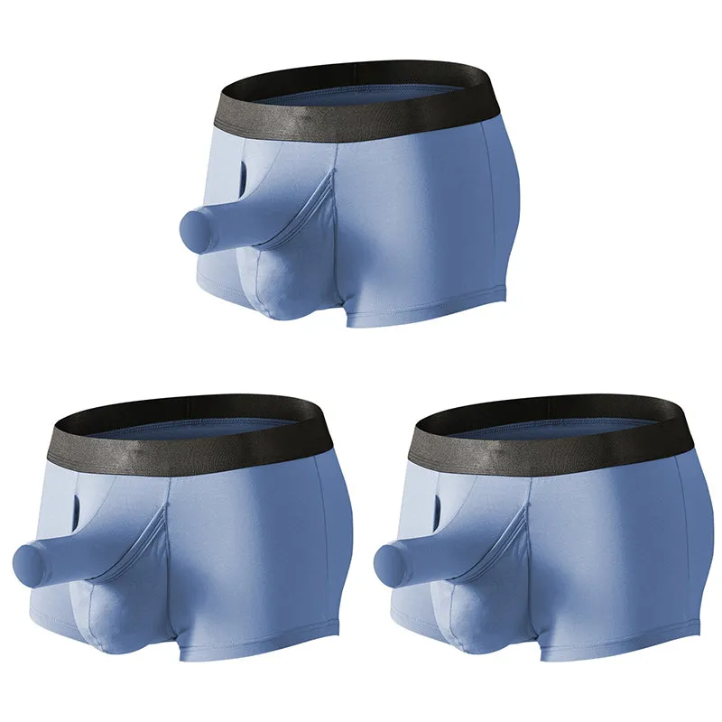 3 Pack Micro Modal Men's Breathable Sperate Pounch Underwear