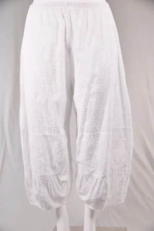 3224 Swiss Dot Meadow Pant-White-U