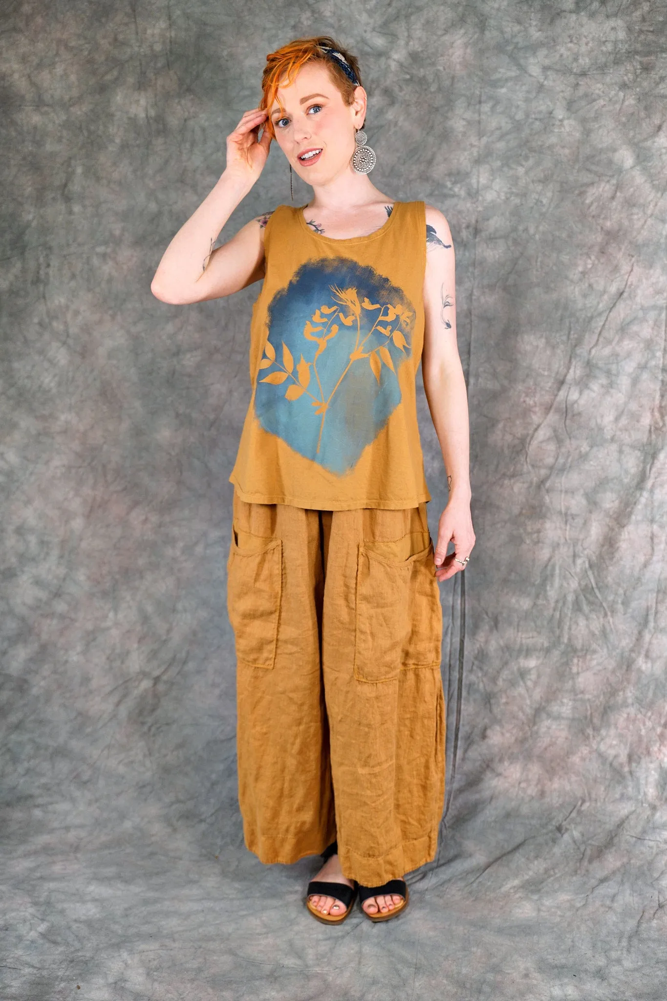 3346 Pigment Pant Antique Bronze