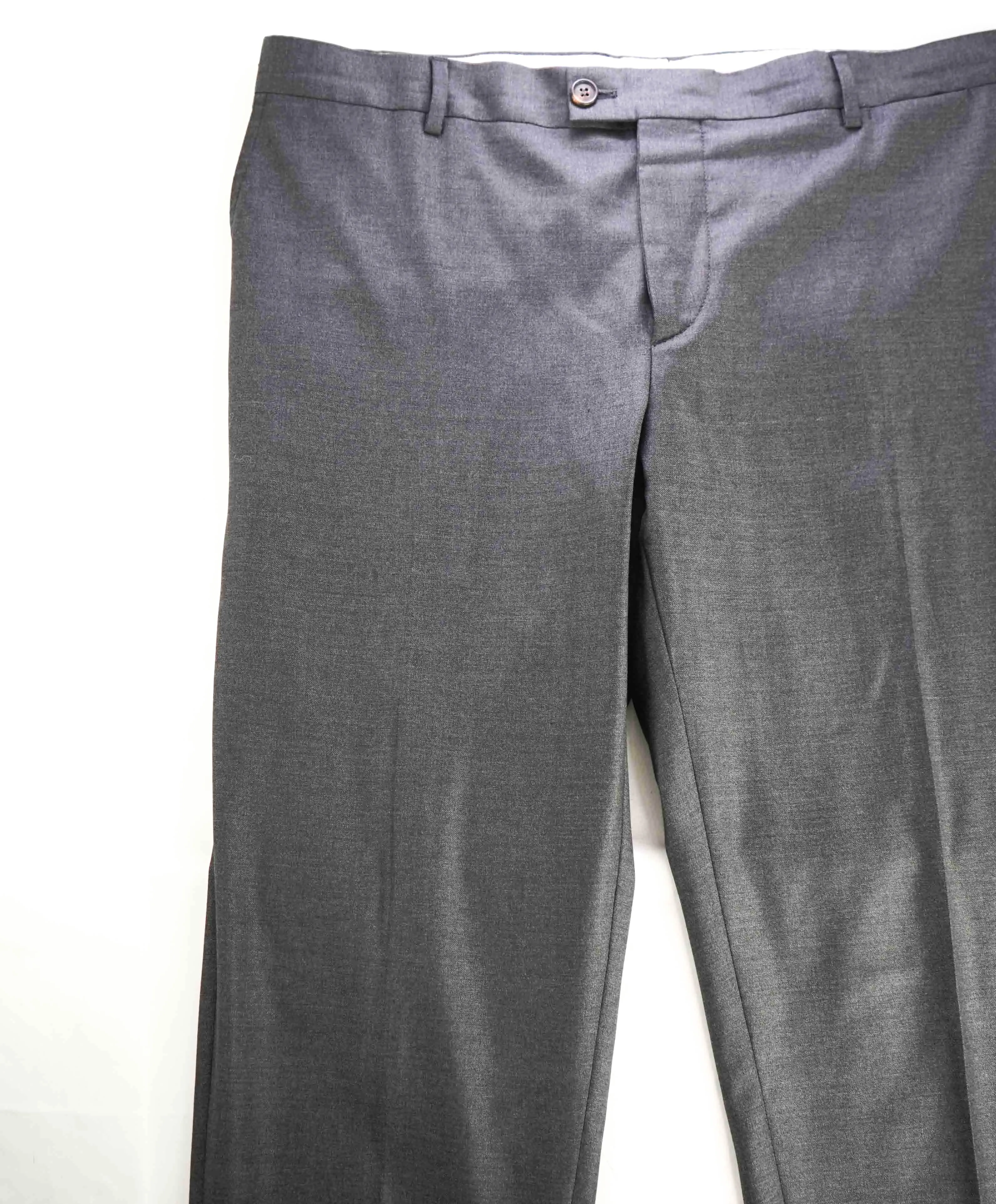 $825 BRUNELLO CUCINELLI - WOOL *CLOSET STAPLE* Gray Dress Pants - 40W