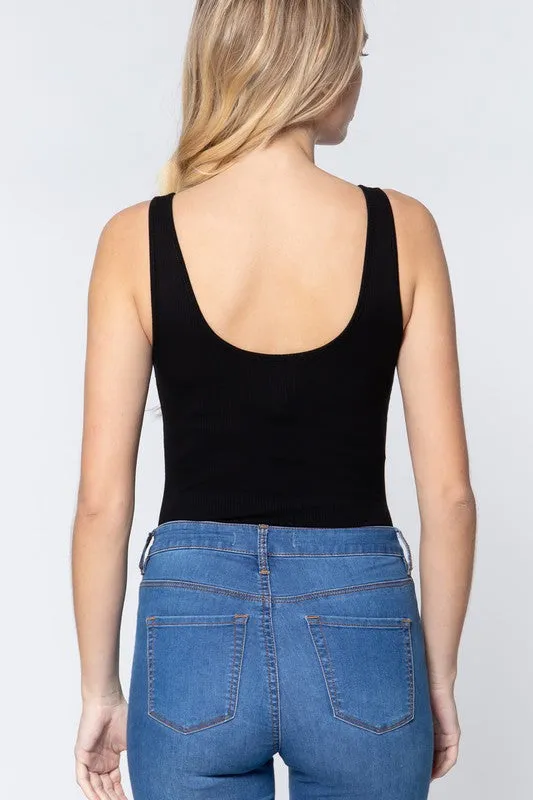 ABBY V NECK BODYSUIT