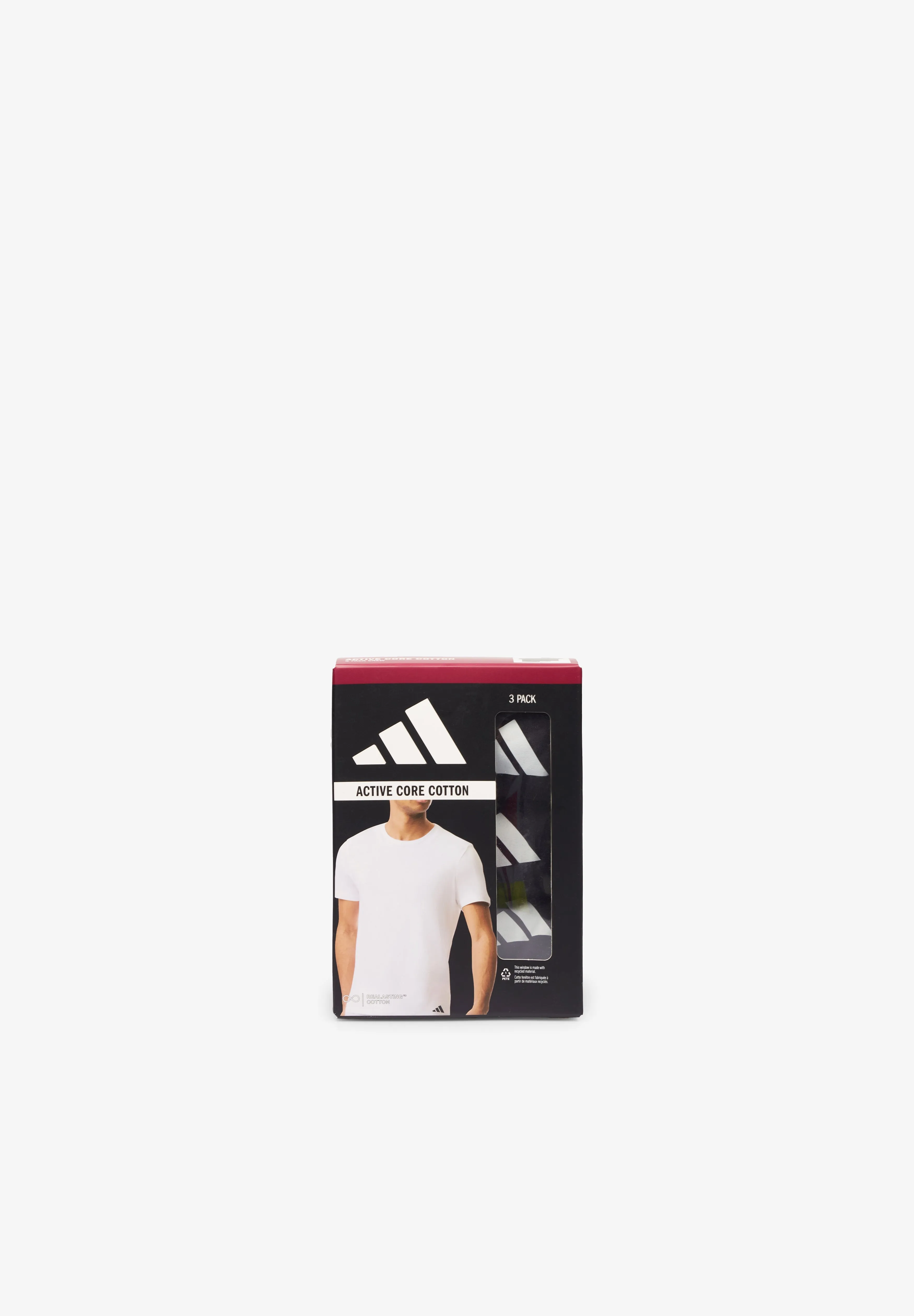 ADIDAS      | SS TEE CREW 3PACK ACTIVE CORE COTTON