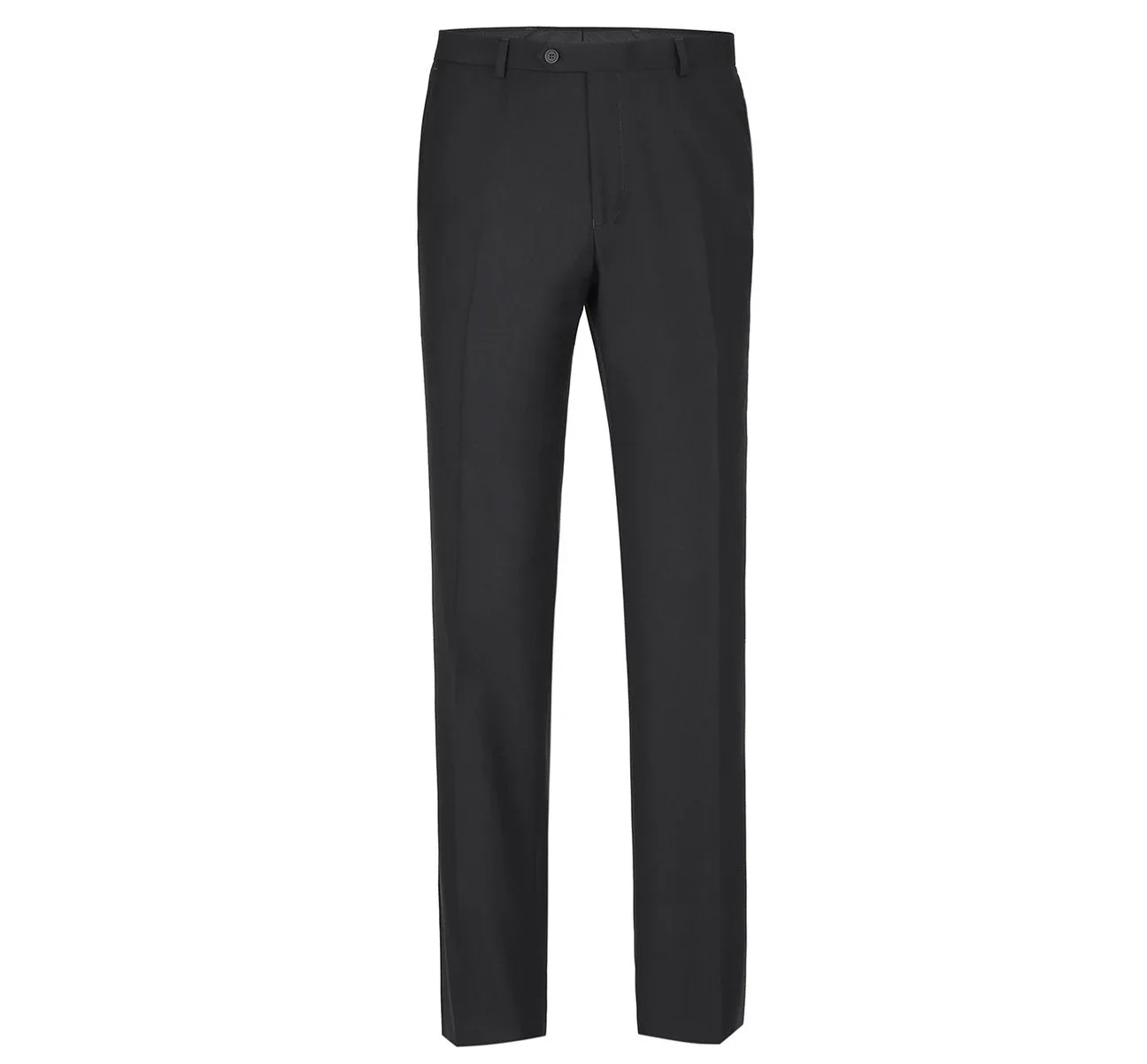 Alessandro Vitello by Renoir Black 2-Piece Classic Fit Single Breasted Notch Lapel Suit 201-1