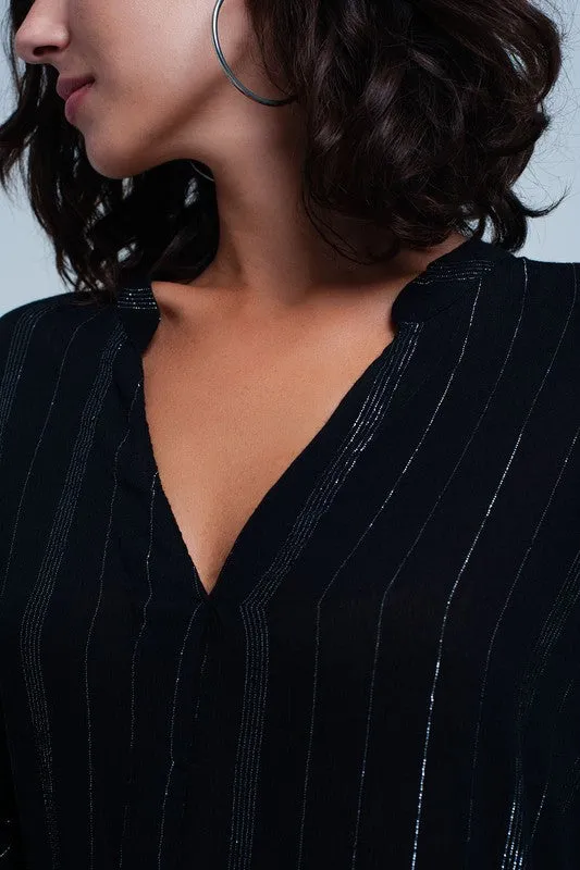 ALISON LUREX TUNIC