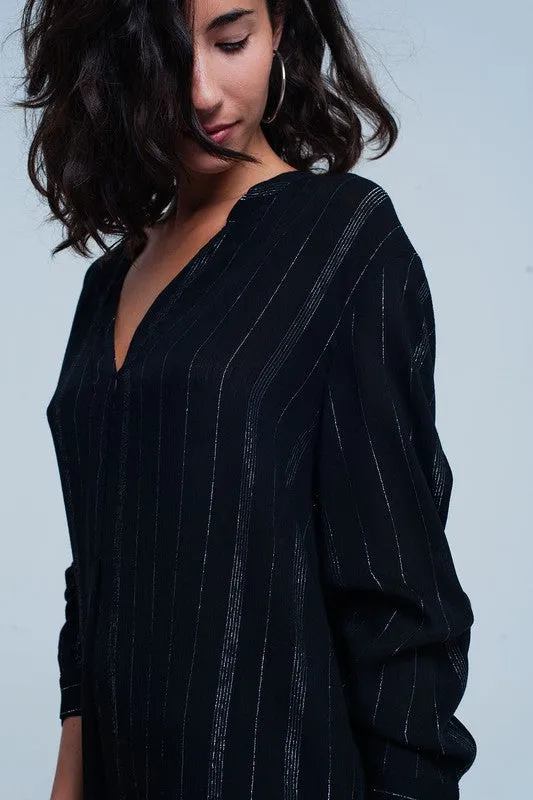 ALISON LUREX TUNIC