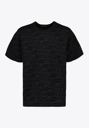 All-Over Logo Crewneck T-shirt