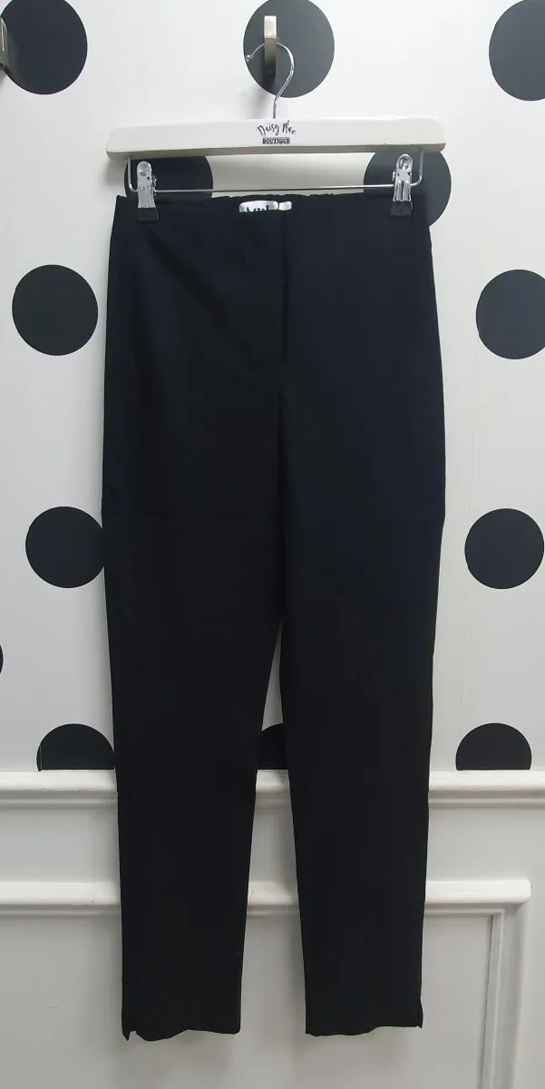 Amber Black Pull-on Trousers