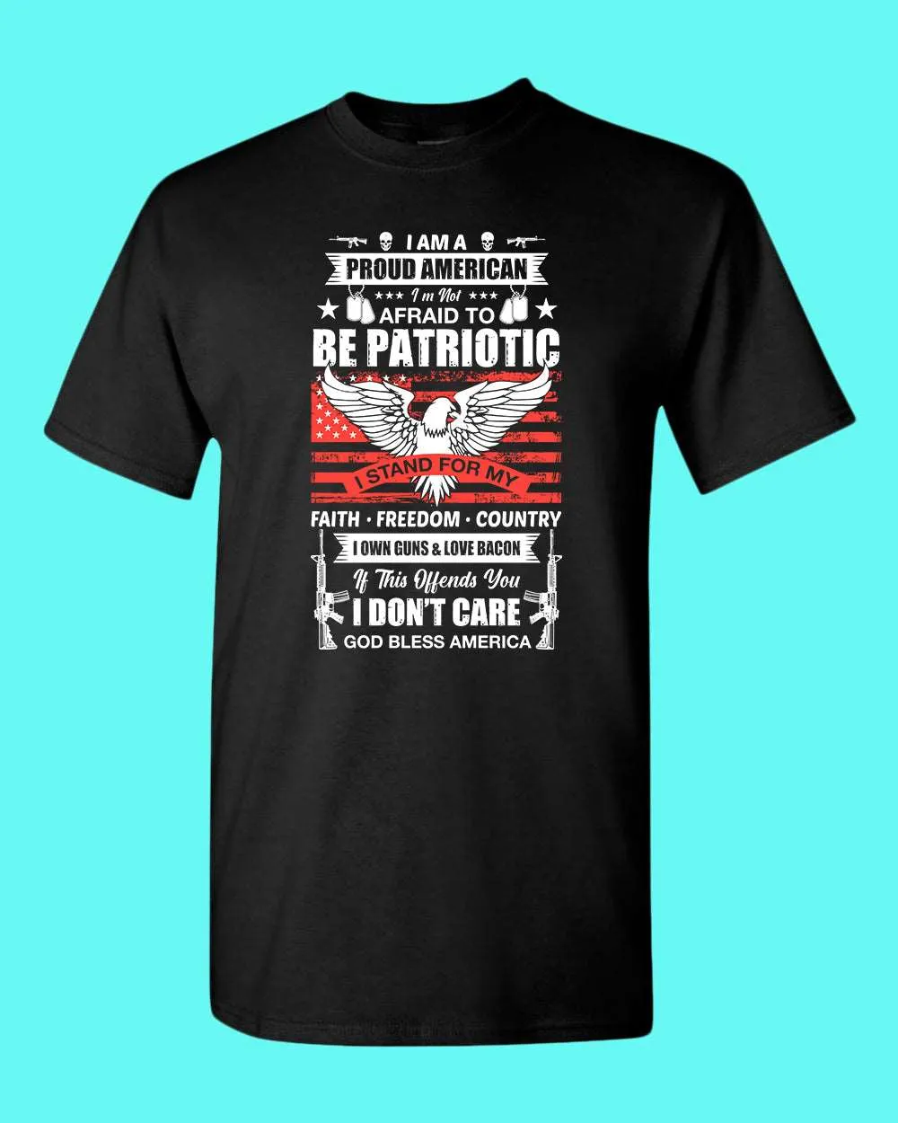 America Drinkin Booze Refusin to Lose T-shirt