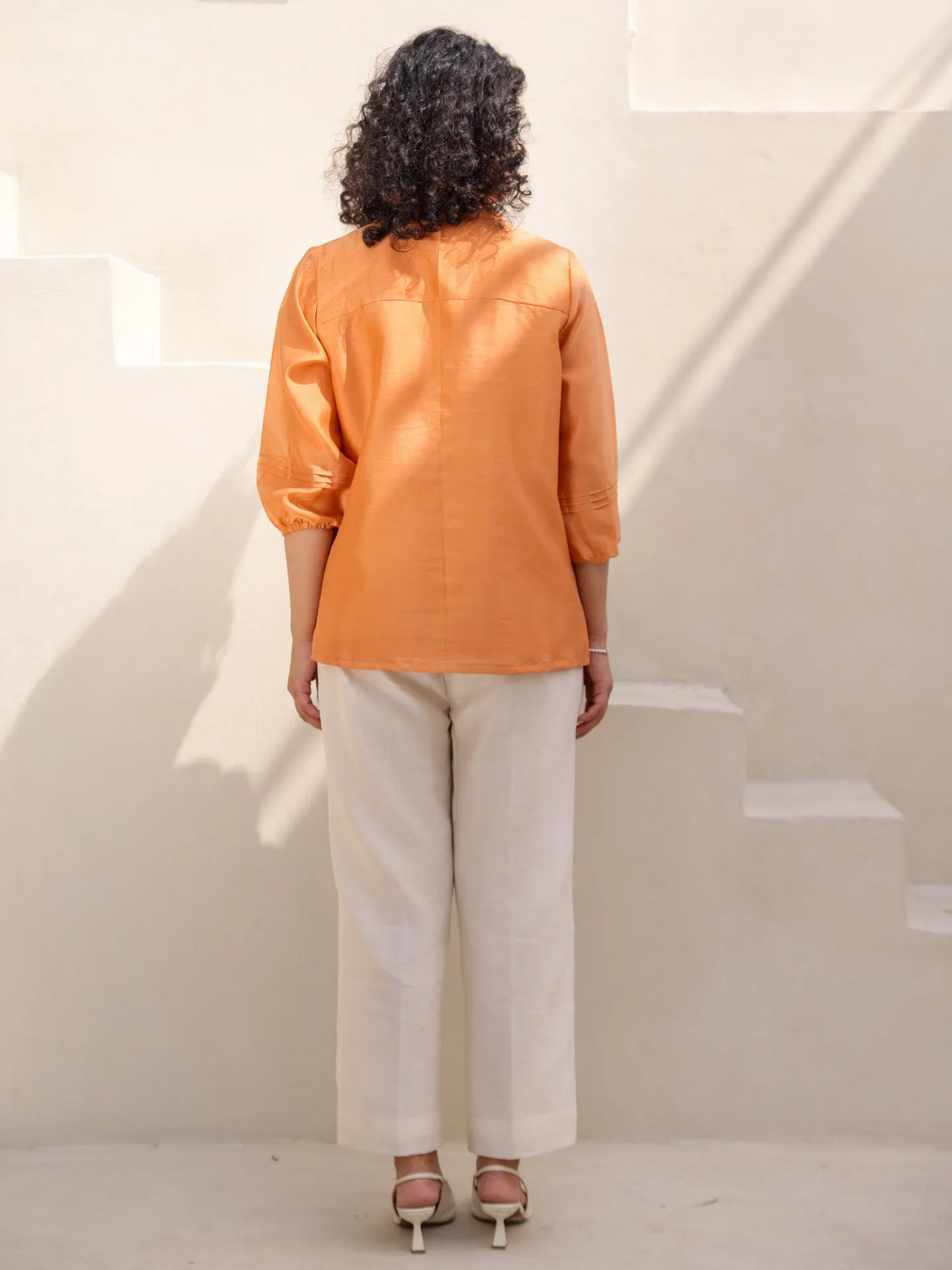 April Shirt - Cinnamon