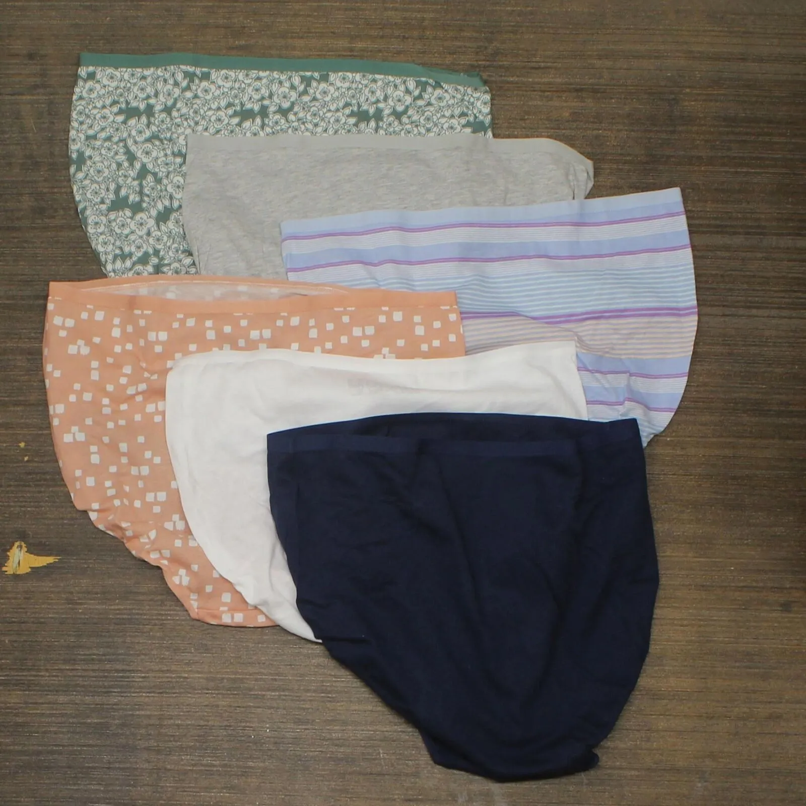 Auden Women's Cotton Briefs 6pk ZXEMY Assorted M