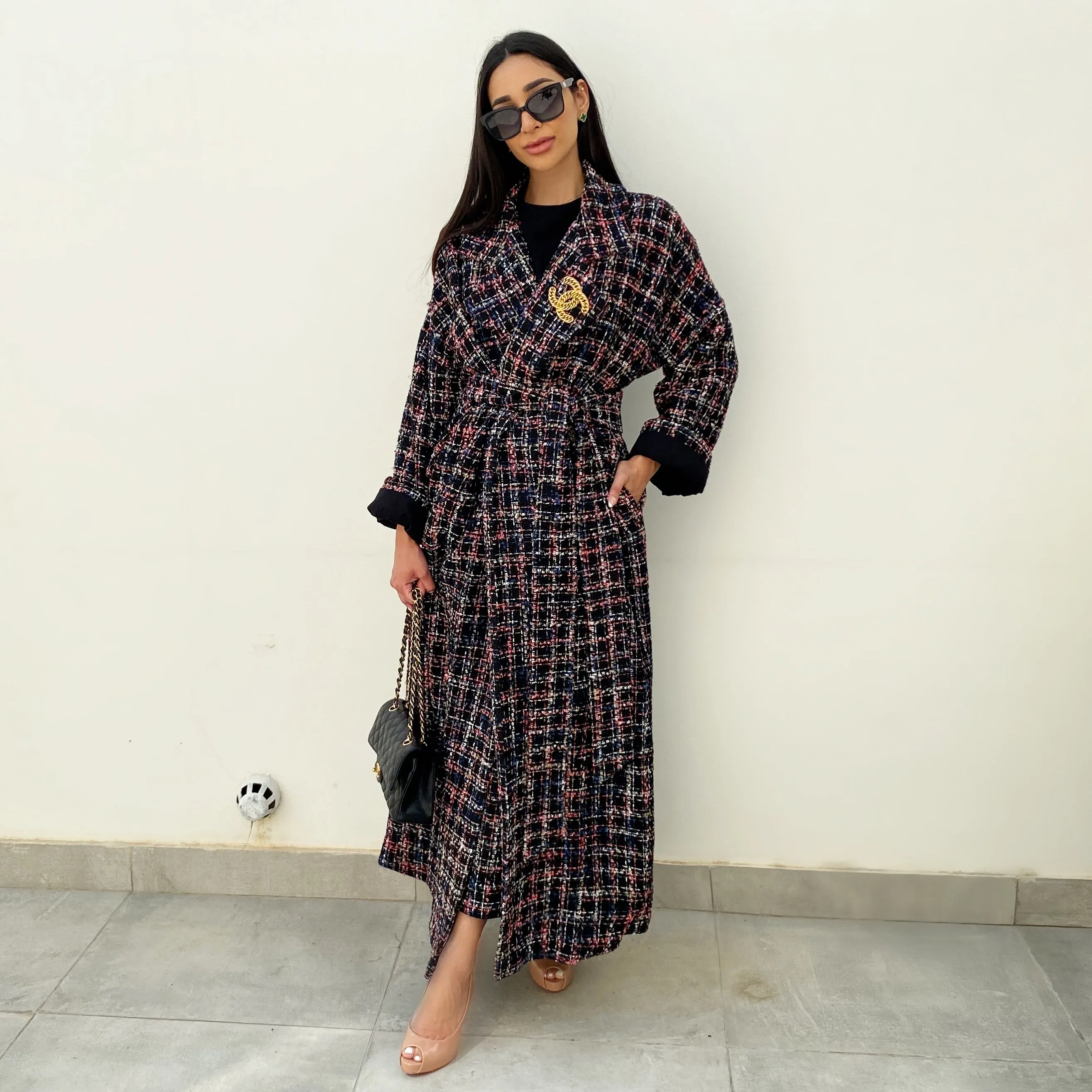 AW20 AMELIE BOUCLE WIDE LEG TRAOUSERS