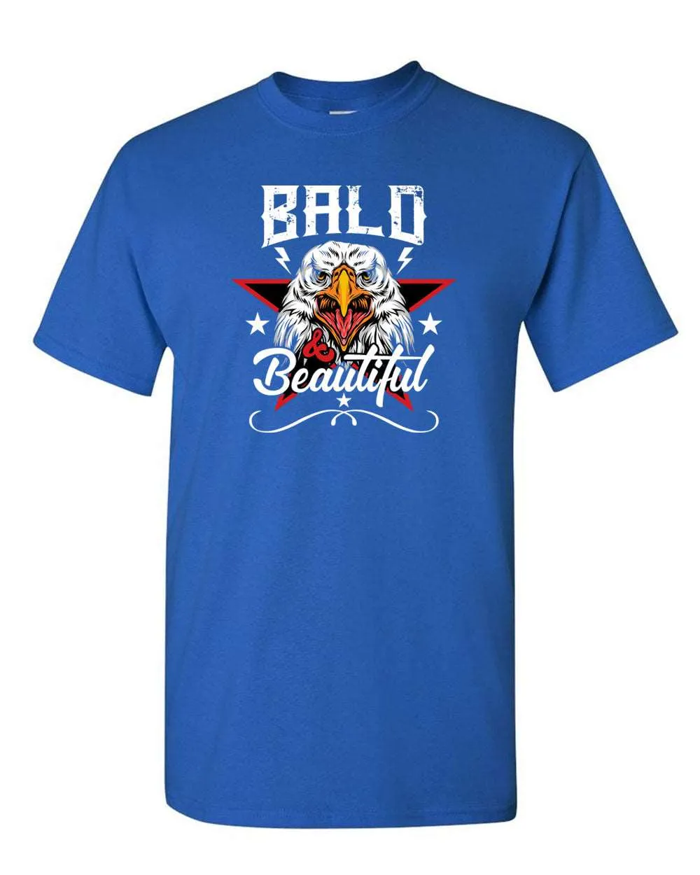 Bald Beautiful Eagles America T-shirt - Patriotism Tees