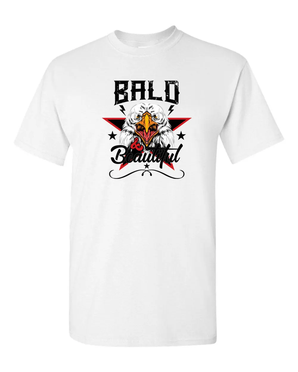 Bald Beautiful Eagles America T-shirt - Patriotism Tees