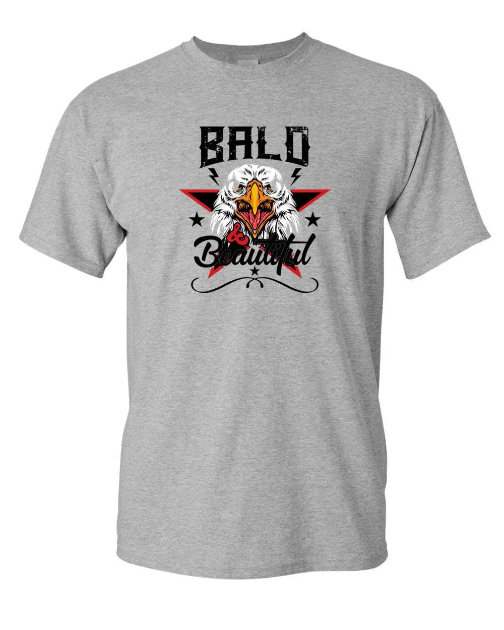 Bald Beautiful Eagles America T-shirt - Patriotism Tees