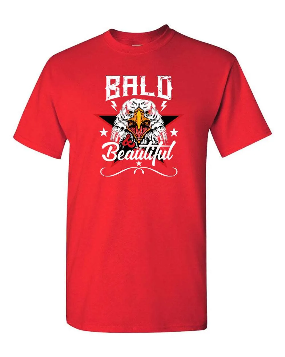 Bald Beautiful Eagles America T-shirt - Patriotism Tees