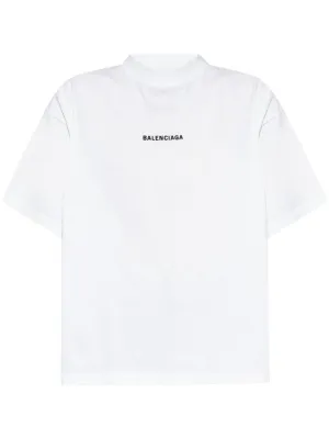 Balenciaga Balenciaga Back Cropped T -shirt