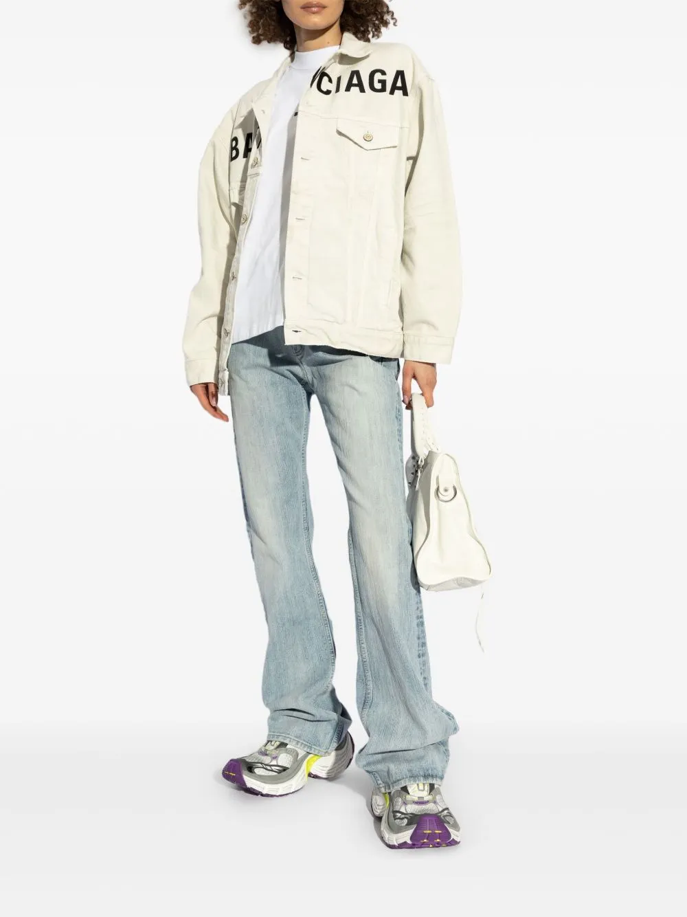Balenciaga Balenciaga Back Cropped T -shirt
