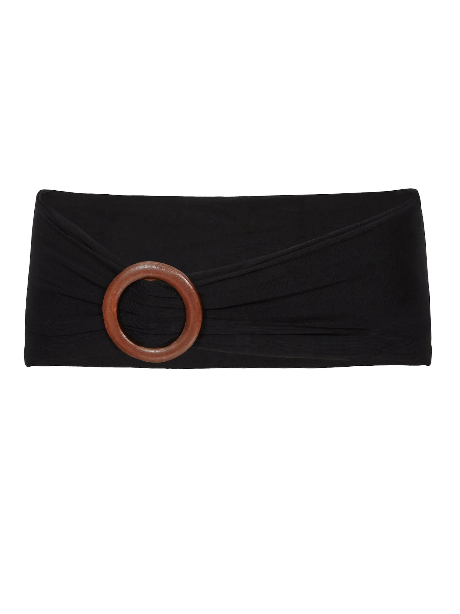 Bamboo Belt with Buckle - Black