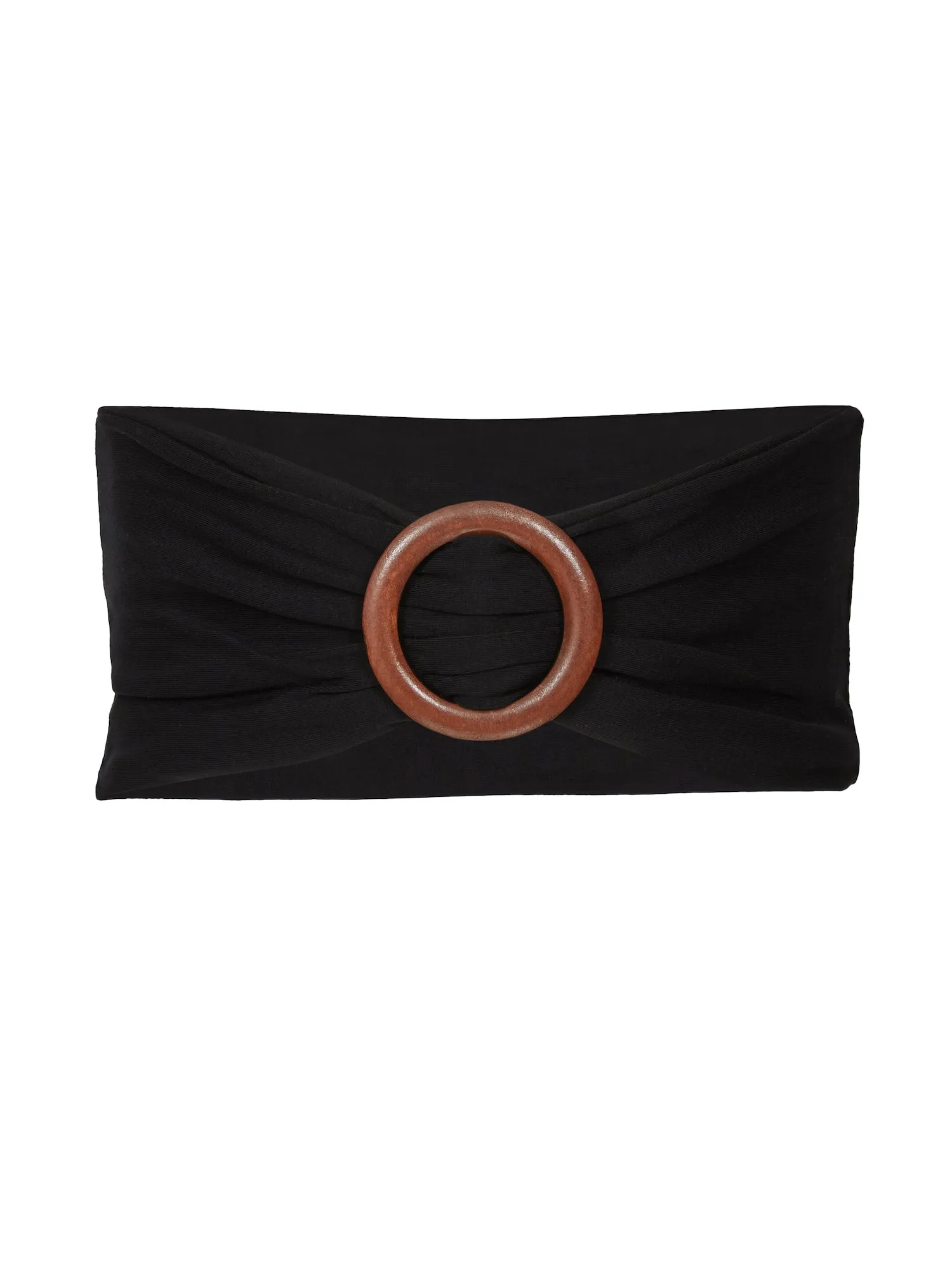 Bamboo Belt with Buckle - Black
