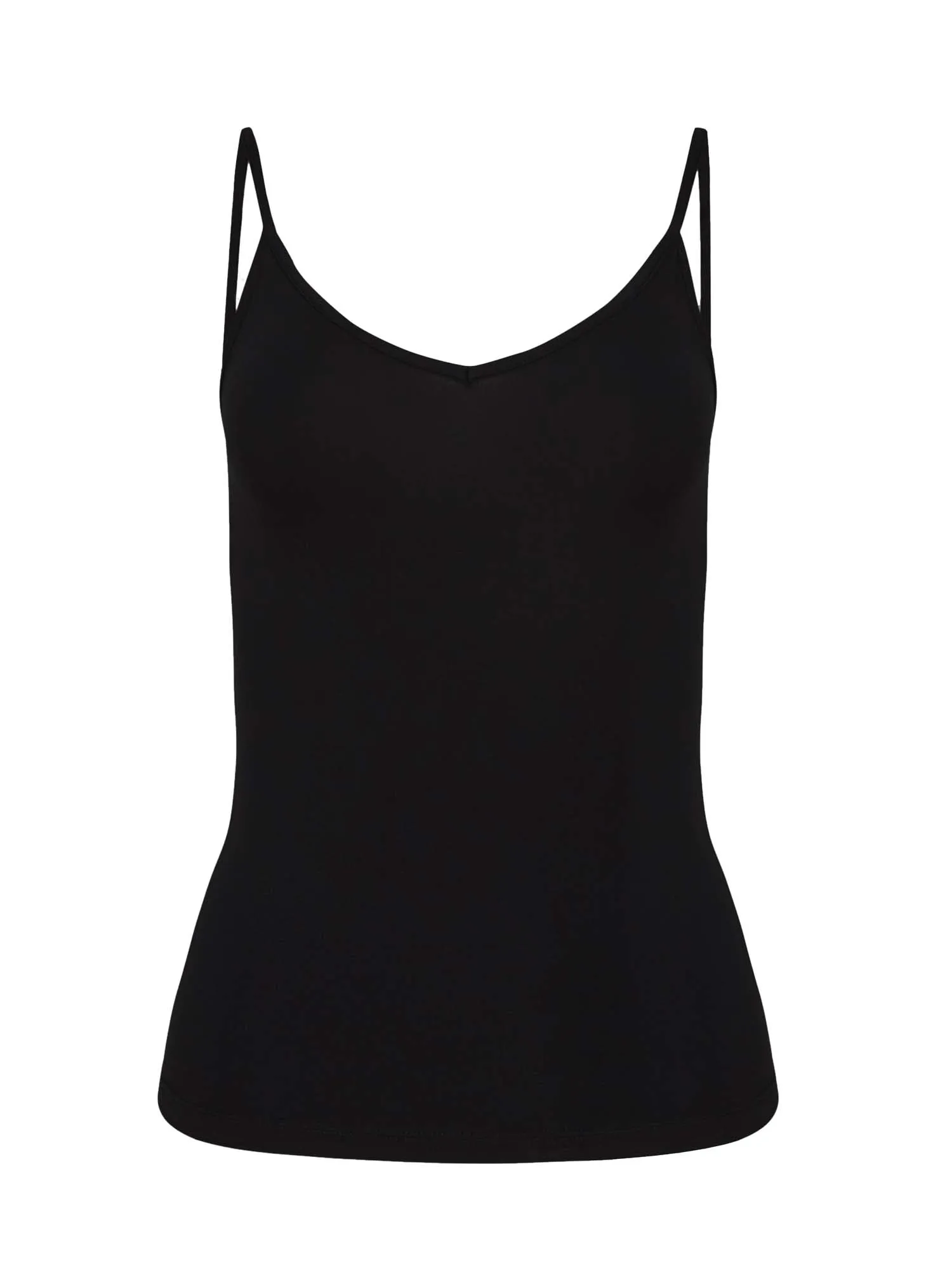 Bamboo Layering Singlet - Black