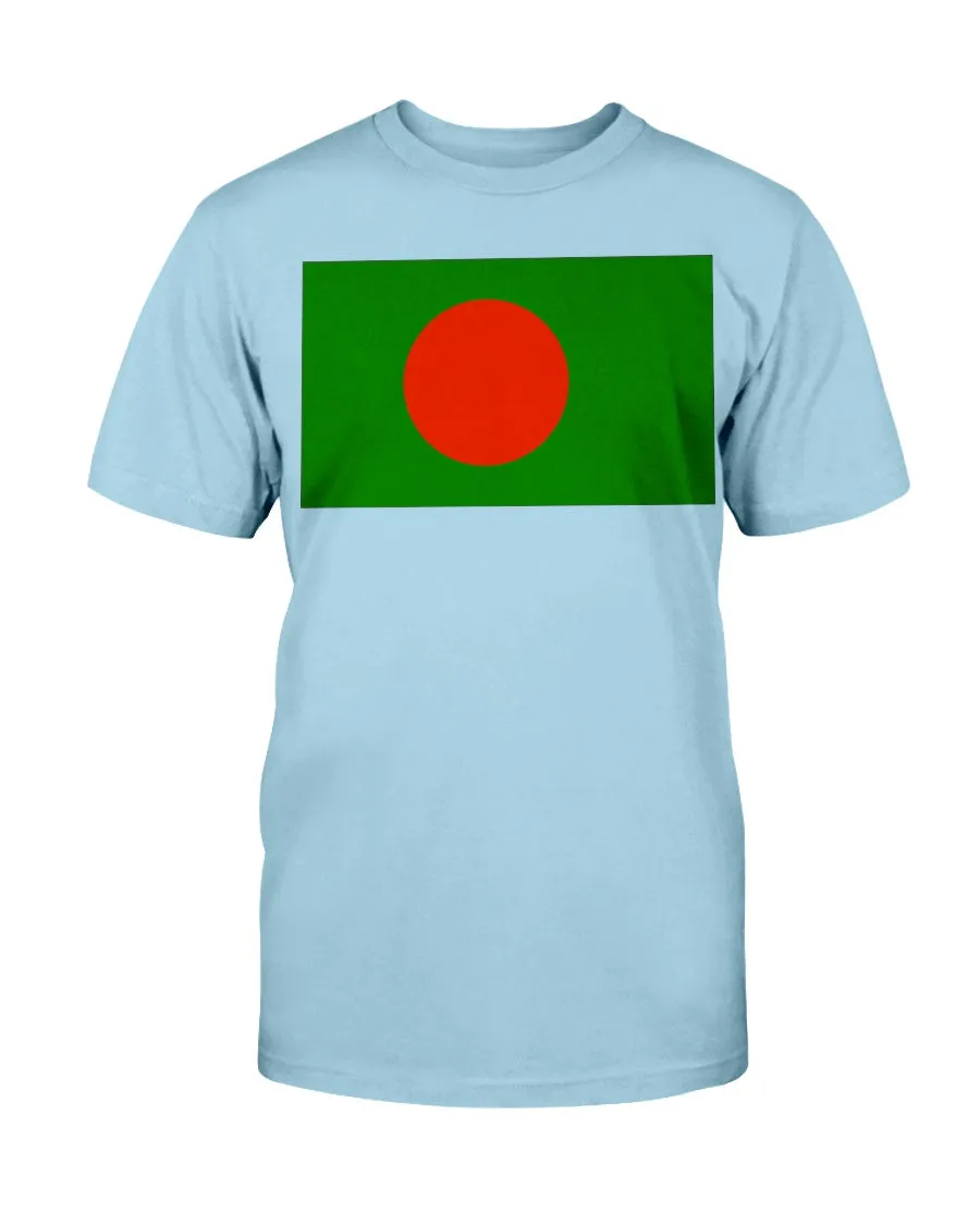 Bangladesh Flag Gildan Cotton T-Shirt
