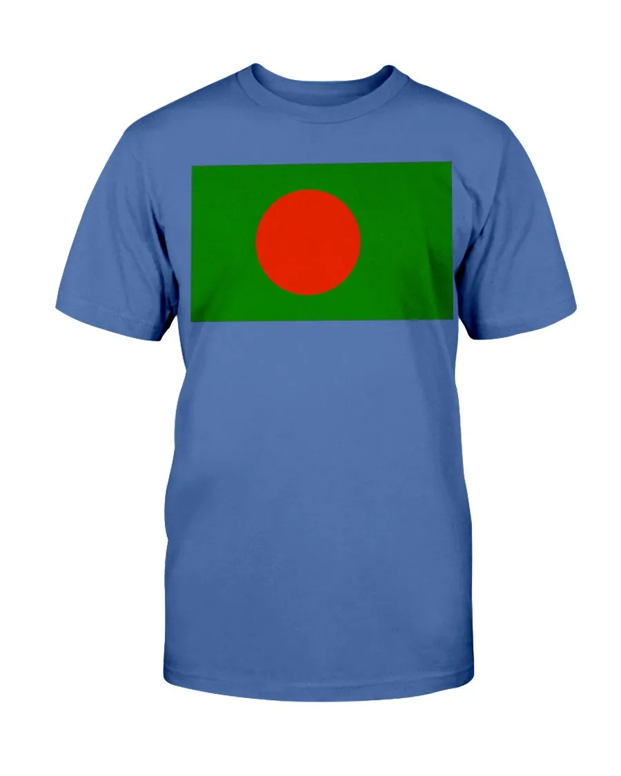 Bangladesh Flag Gildan Cotton T-Shirt