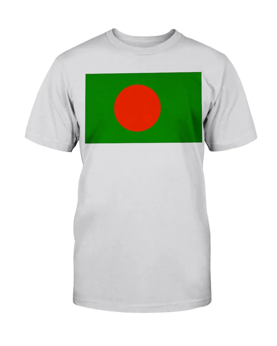 Bangladesh Flag Gildan Cotton T-Shirt