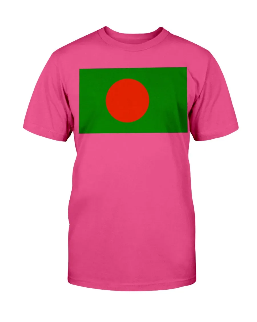 Bangladesh Flag Gildan Cotton T-Shirt