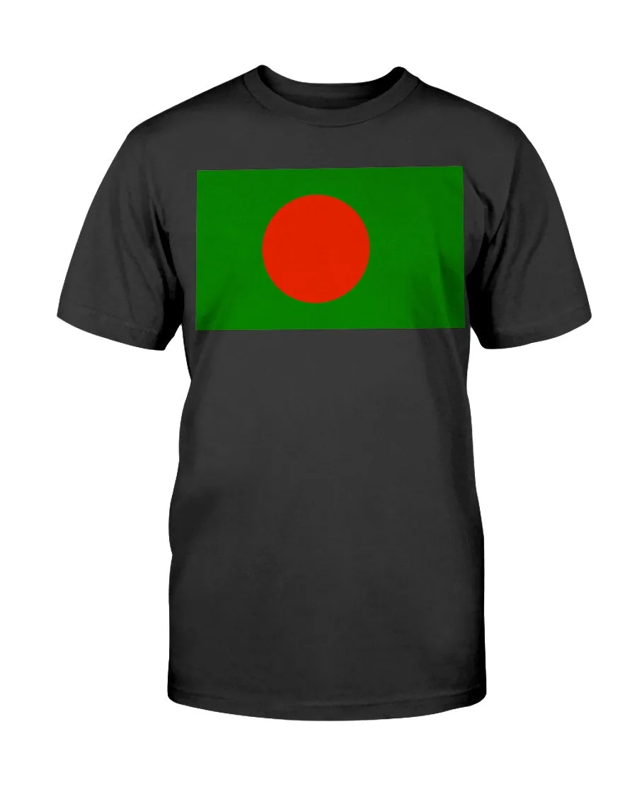 Bangladesh Flag Gildan Cotton T-Shirt
