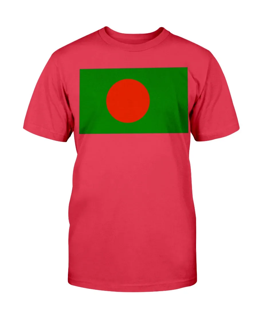 Bangladesh Flag Gildan Cotton T-Shirt