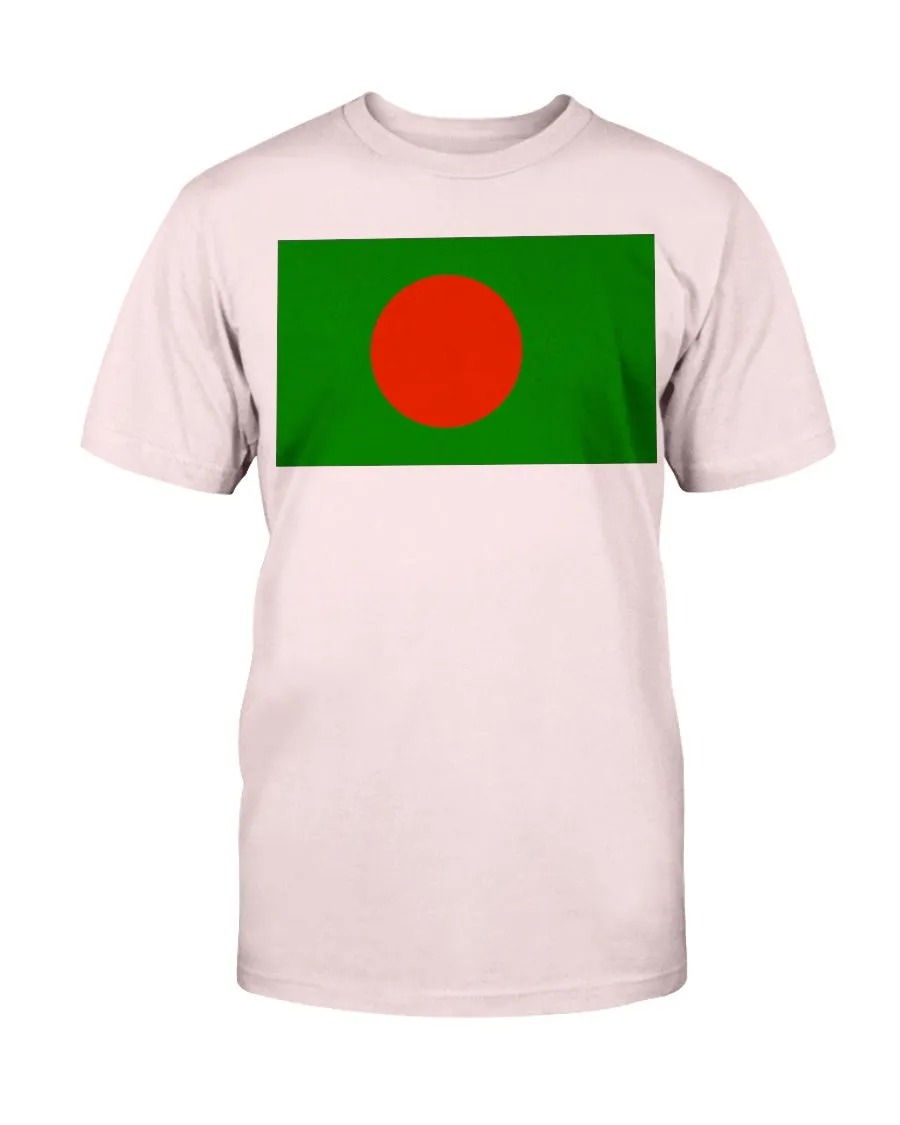 Bangladesh Flag Gildan Cotton T-Shirt