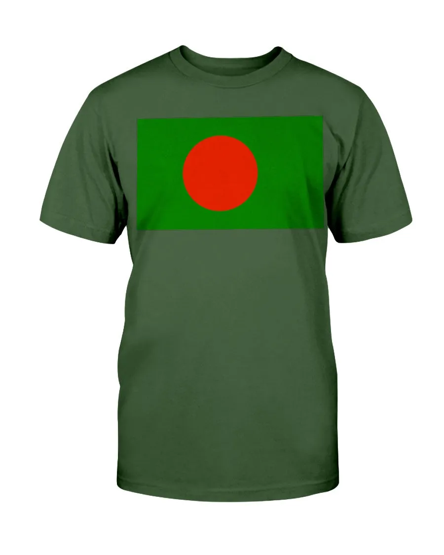 Bangladesh Flag Gildan Cotton T-Shirt
