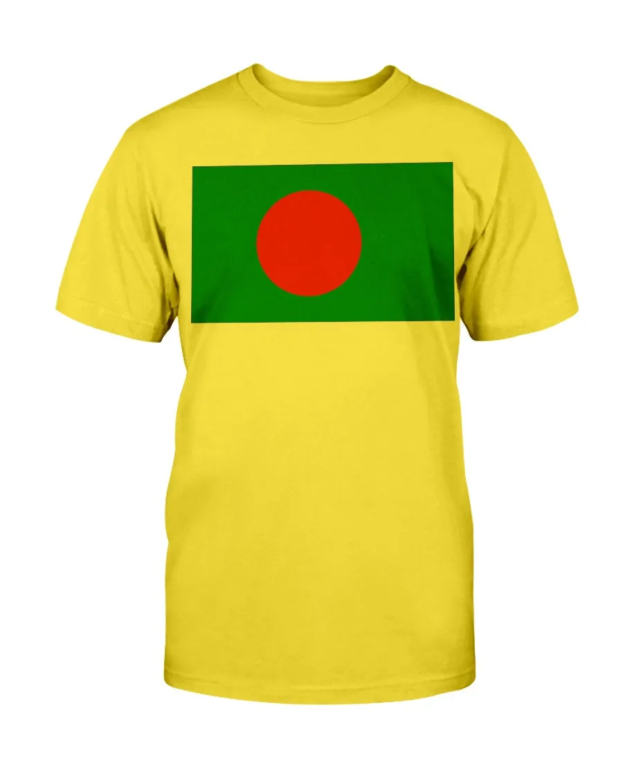 Bangladesh Flag Gildan Cotton T-Shirt