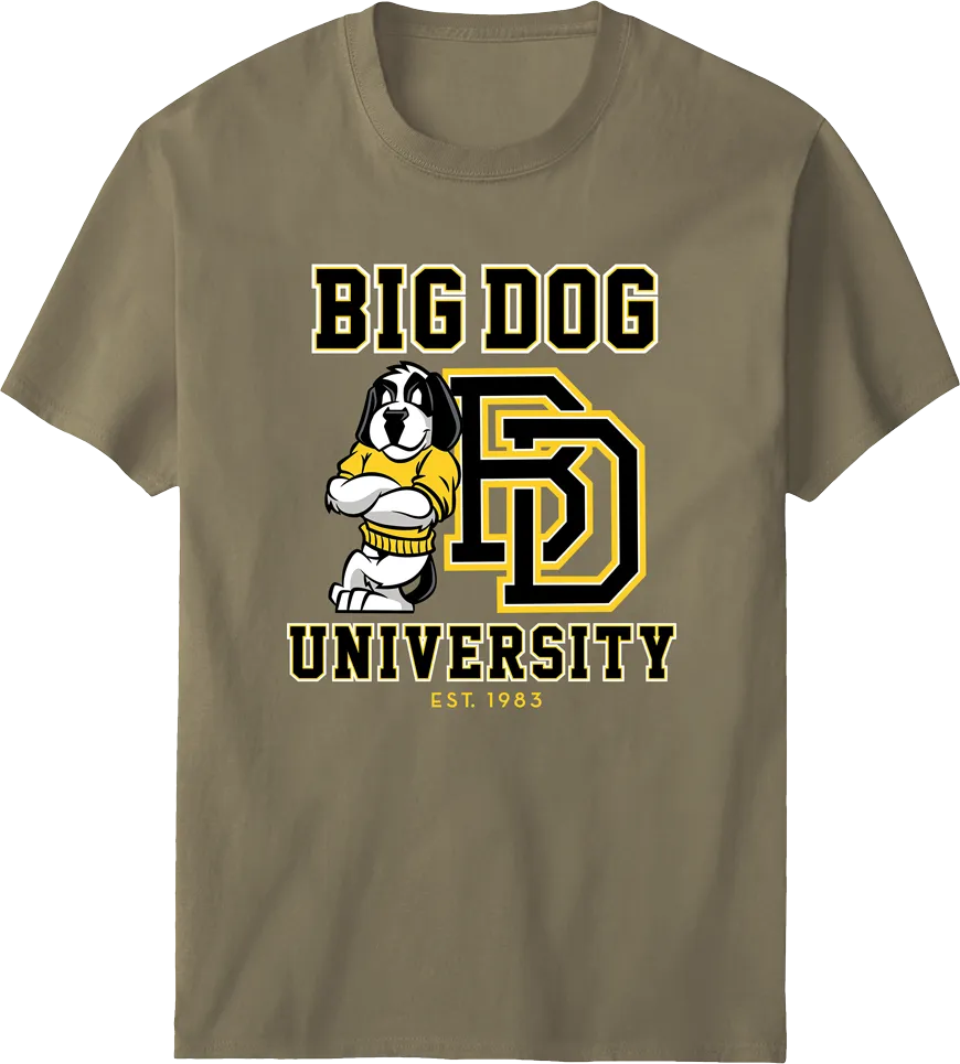 Bd University Black Gold T-shirt