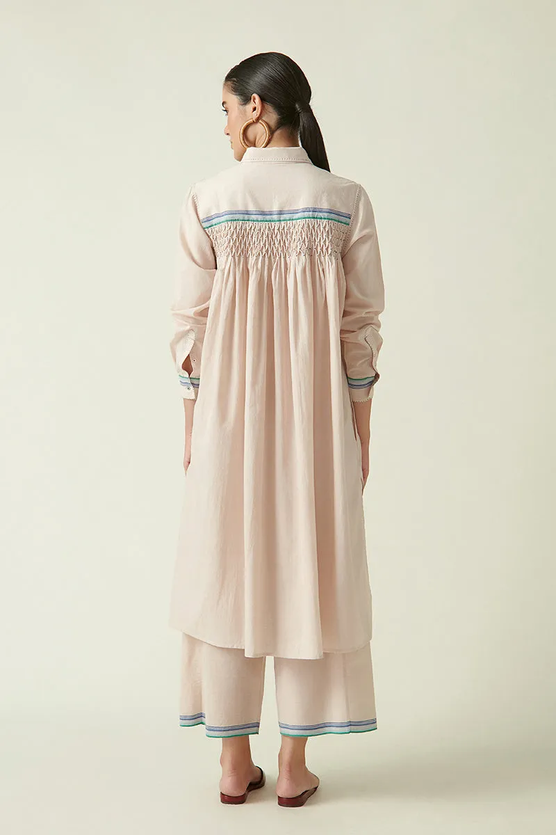 Beige Felis Shirt Tunic