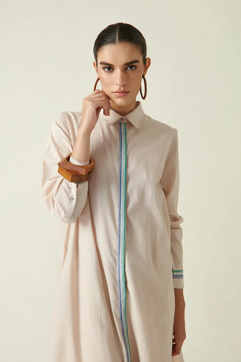 Beige Felis Shirt Tunic