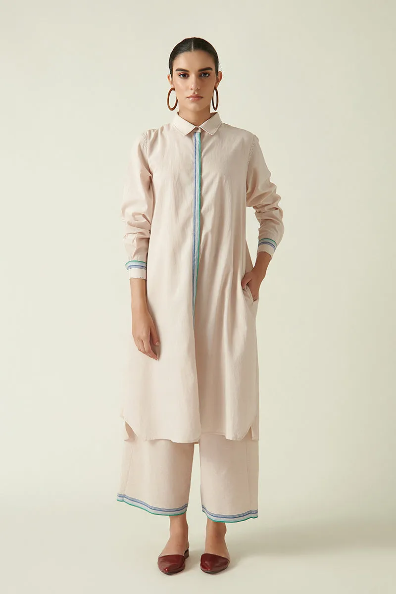 Beige Felis Shirt Tunic