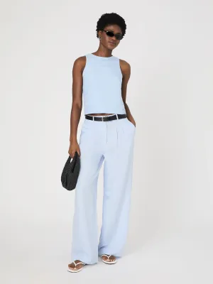 Birdie Linen Trousers Cashmere Blue
