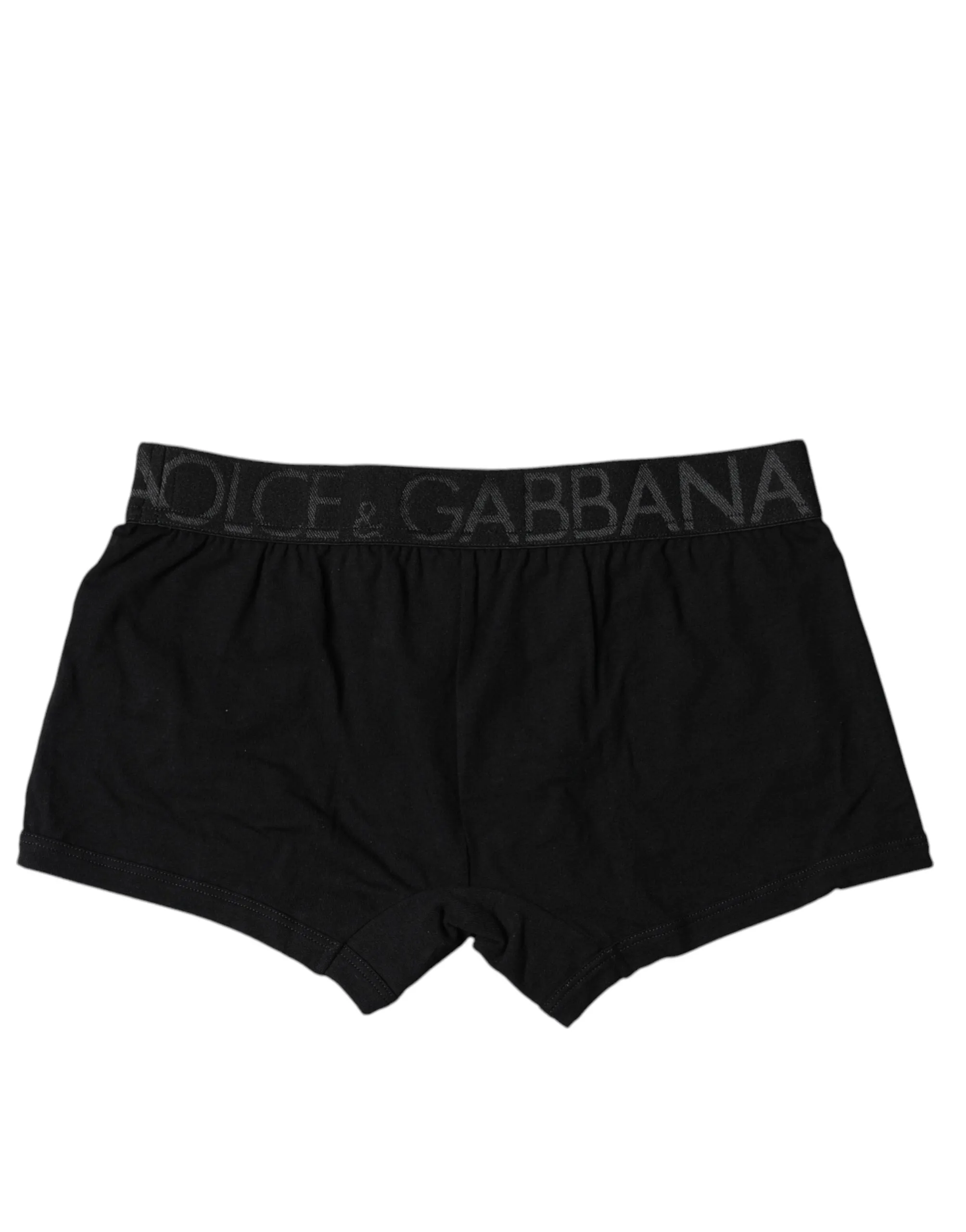 Black Cotton Stretch Regular Boxer Underwear
