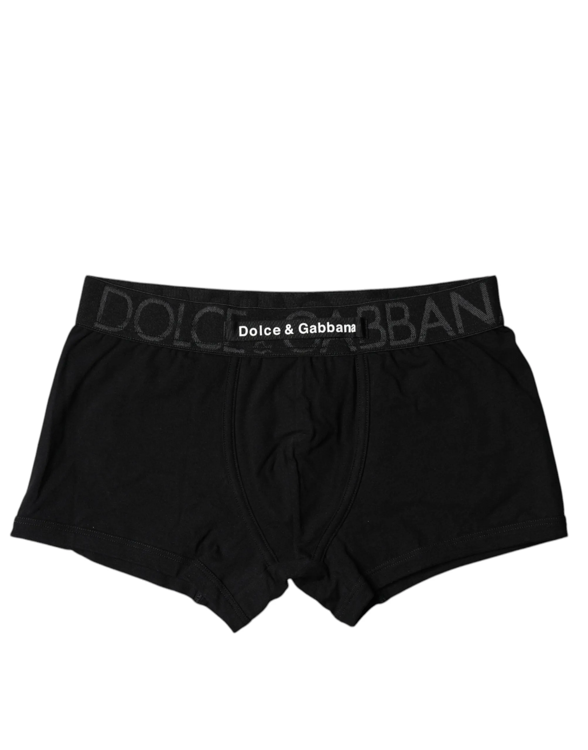 Black Cotton Stretch Regular Boxer Underwear