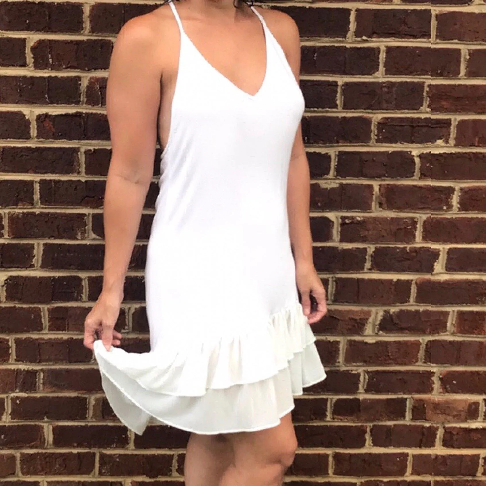Black High Low Chiffon Dress Extender