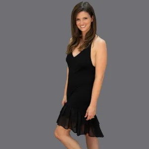 Black High Low Chiffon Dress Extender