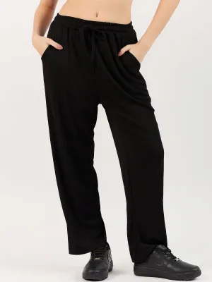 Black Wide Leg Trousers