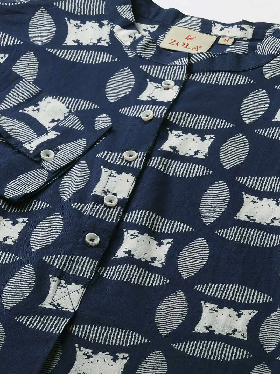 Blue Rayon Tunics for Women online in India - Zola