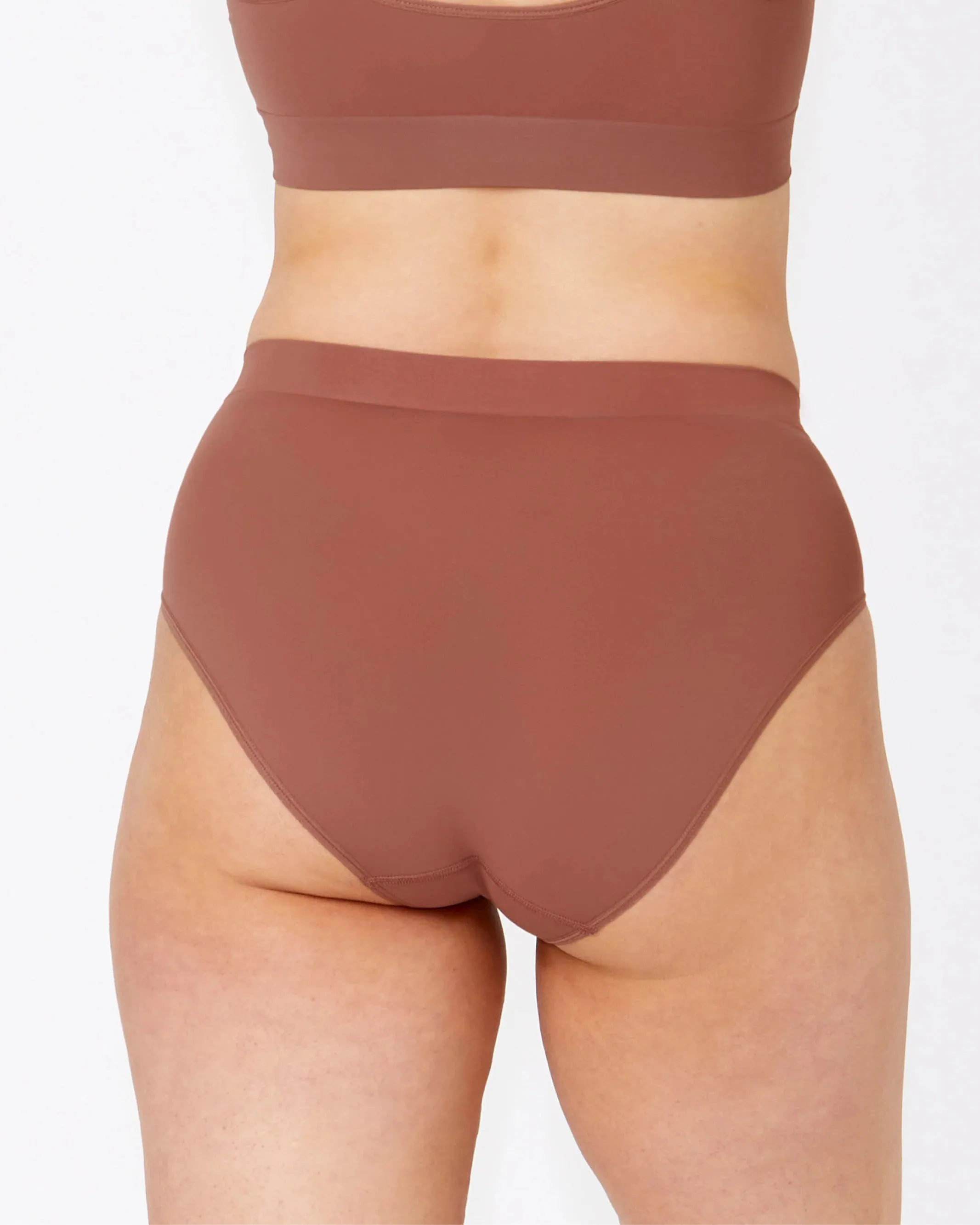 Bondibare Hi Cut Brief Ambra FIG