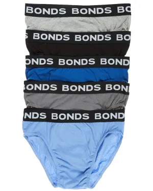 Bonds 5PK Elastic Waist Brief
